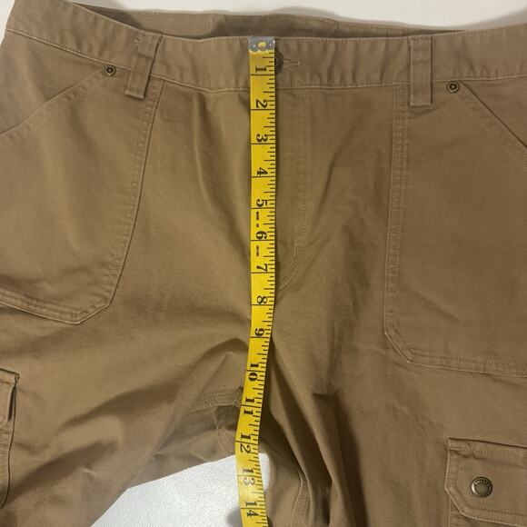 Duluth Flex Fire Hose Bootcut Work Pants Womens 16 x 29.5 Duck Canvas Reinforced - Picture 7 of 8
